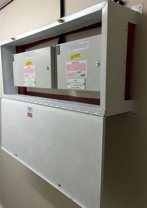 electrical consumer unit and fuse box fire protection system|electrical fuse box fire protection.